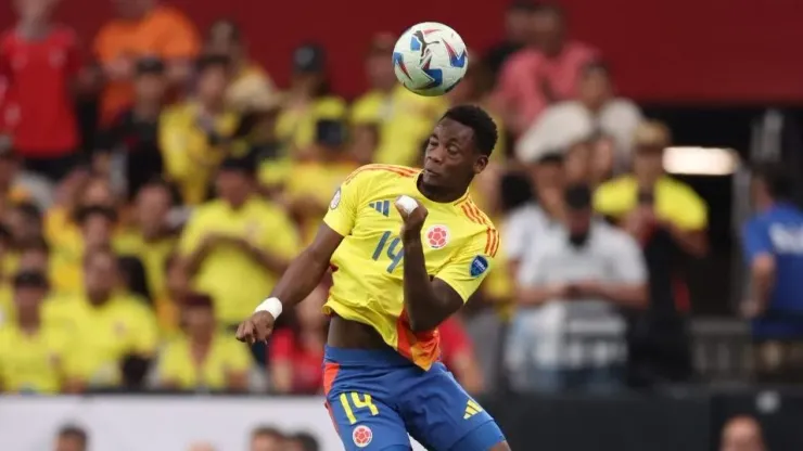 Jhon Durán, joven delantero de la Selección Colombia.
