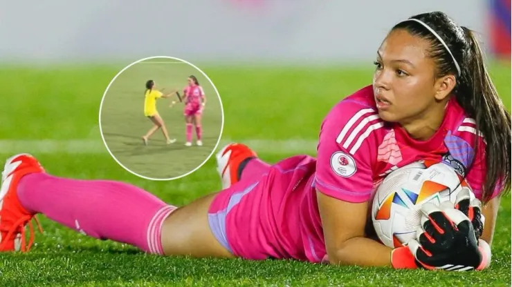 Luisa Agudelo, arquera de la Selección Colombia Sub 20.
