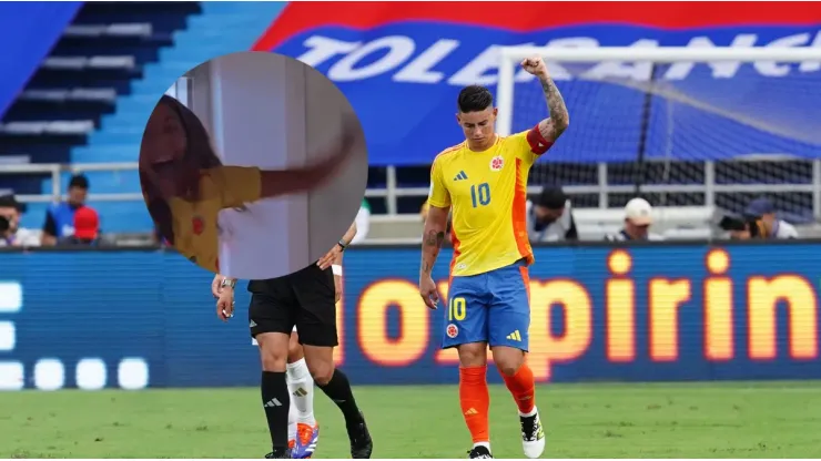 Publican la conmovedora reacción de la hija de James Rodríguez en el gol ante Argentina