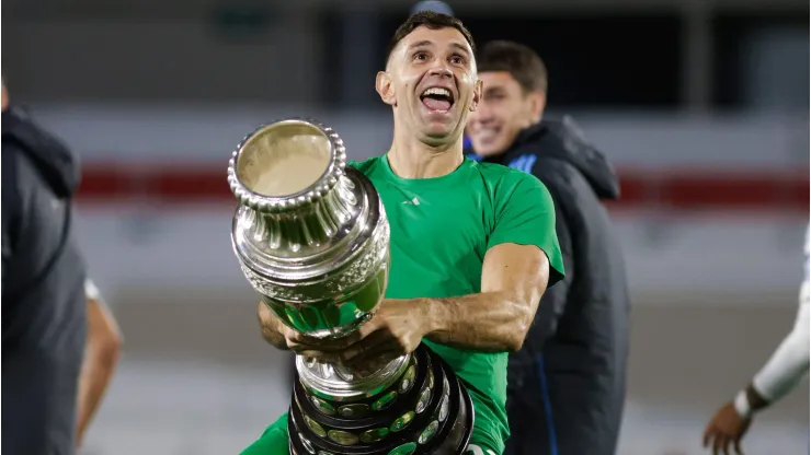 Emiliano Martínez, arquero de la Selección Argentina.
