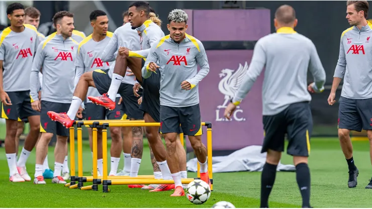 Luis Díaz prepara su debut en Champions League 24/25 con el Liverpool.
