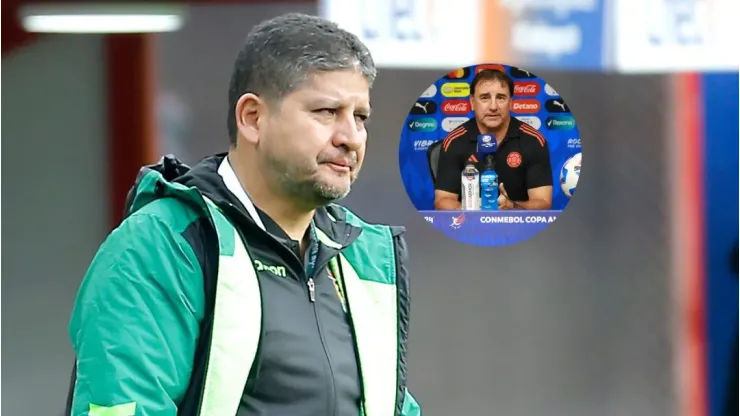 Óscar Villegas, técnico de Bolivia.
