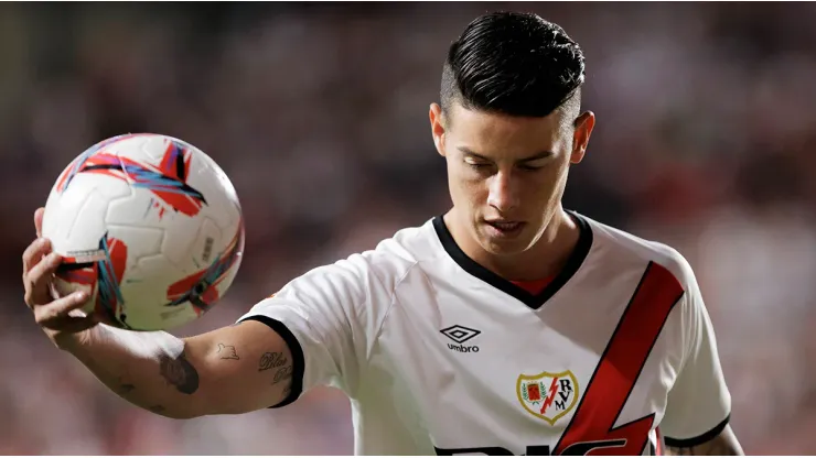 James Rodríguez, jugador del Rayo Vallecano y la Selección Colombia.
