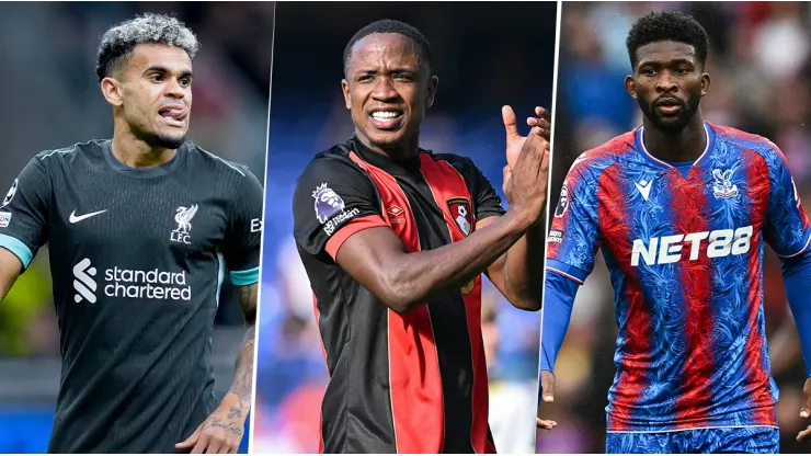 Luis Díaz, Luis Sinisterra y Jéfferson Lerma, algunos de los colombianos que juegan en la Premier League.
