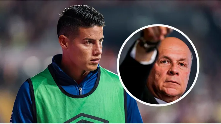 James Rodríguez, jugador del Rayo Vallecano y la Selección Colombia.
