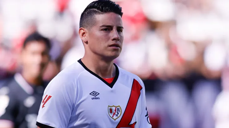 James Rodríguez, jugador del Rayo Vallecano de España.
