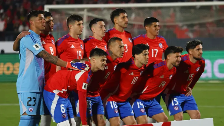 La formación titular que presentó Chile para enfrentar a Brasil en Eliminatorias.
