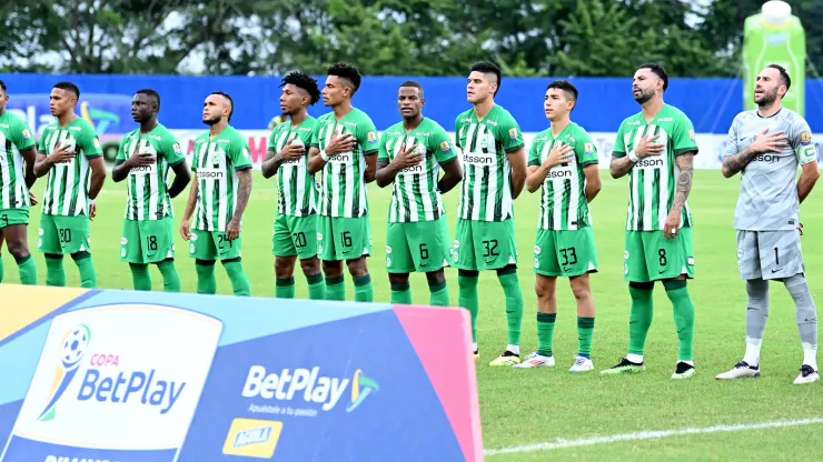 Nómina de Atlético Nacional en el duelo de ida de los cuartos de final de Copa Colombia 2024.
