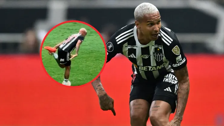 Deyverson, jugador de Atletico Mineiro de Brasil.
