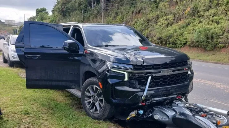 Camioneta de Alfredo Morelos
