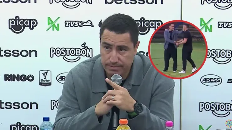 Efraín Juárez, entrenador de Atlético Nacional.
