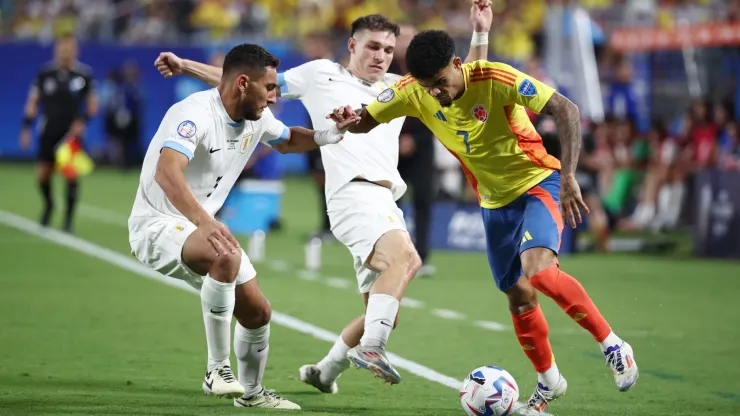 En el último enfrentamiento entre sí, Colombia venció por 1-0 a Uruguay en las semifinales de la Copa América 2024.
