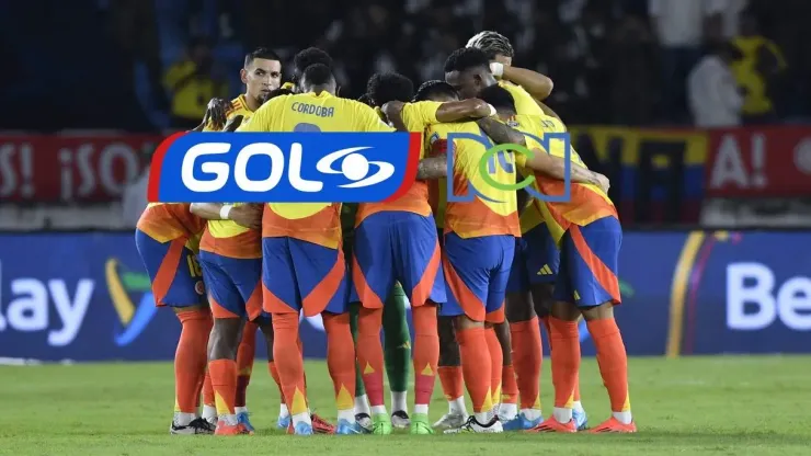 Jugadores de Colombia contra Ecuador.
