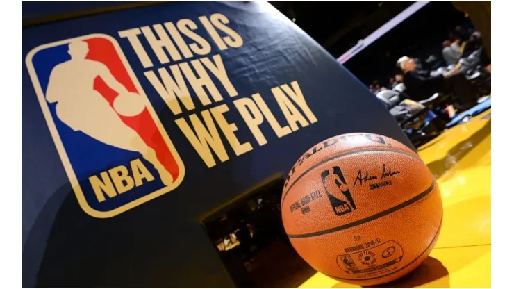 NBA logo. (Getty)
