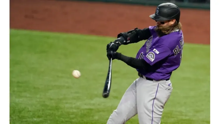 Charlie Blackmon had a 15-game hitting streak this season. (Getty)
