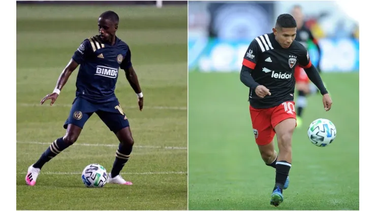 Jamiro Monteiro (left) and Edison Flores. (Getty)
