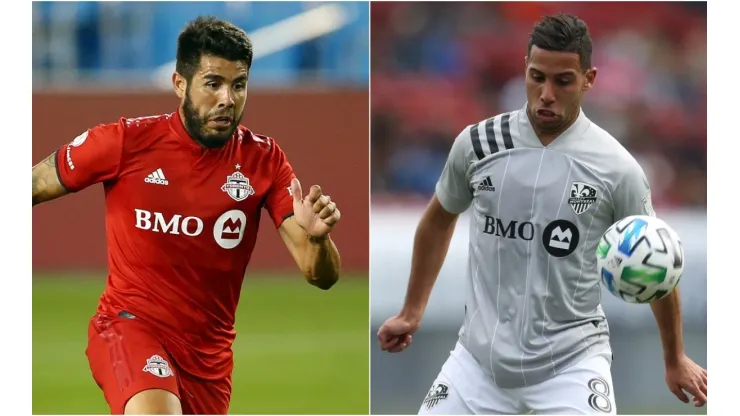 Montreal Impact vs. Toronto FC: Alejandro Pozuelo (left) and Saphir Taider. (Getty)
