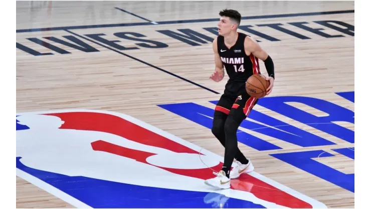 Tyler Herro would love to forget his performance in Game 1. (Getty)
