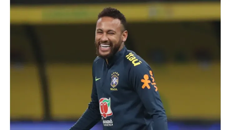 Brazil's Neymar reacts before the match against Bolivia (Getty).
