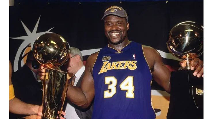 Shaq won four NBA titles. (Getty)
