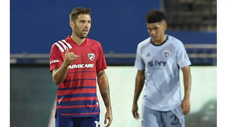 Ryan Hollingshead against Sporting KC. (Getty)
