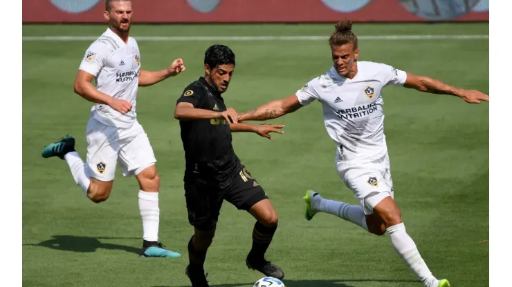 Carlos Vela made his return to the pitch in LAFC 2-0 victory over the Galaxy. (Getty)
