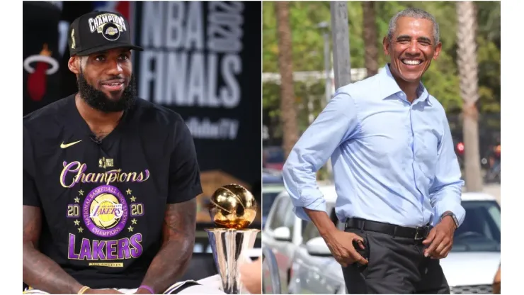 LeBron and President Obama talked about several current matters in America. (Getty)
