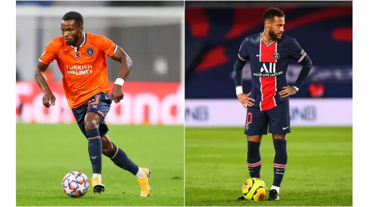 Neymar Jr (left) will try to give his side their first W of the season. (Getty)
