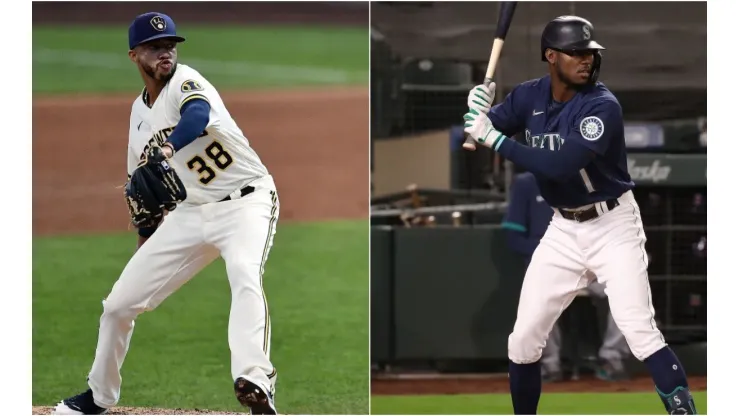 Devin Williams (left) and Kyle Lewis (right). (Getty)
