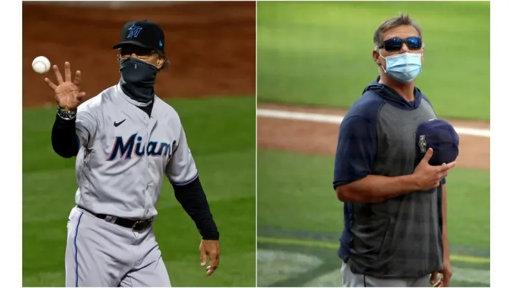 Don Mattingly (left) and Kevin Cash (right). (Getty)
