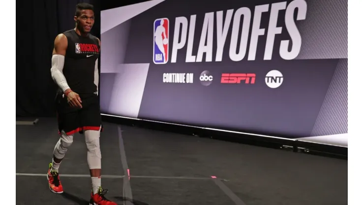 Russell Westbrook in the bubble. (Getty)
