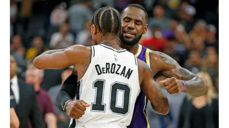 DeMar DeRozan could join forces with LeBron James this offseason. (Getty)
