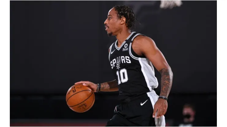 The Spurs traded for DeRozan in 2018. (Getty)
