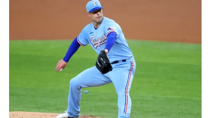 Corey Kluber only played in one game for the Rangers. (Getty)
