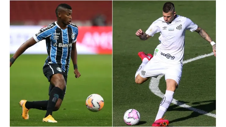 Gremio receive Santos at Arena do Gremio. (Getty)
