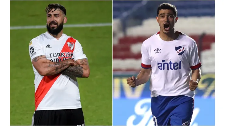 Lucas Pratto (left) and Gonzalo Castro (right). (Getty)
