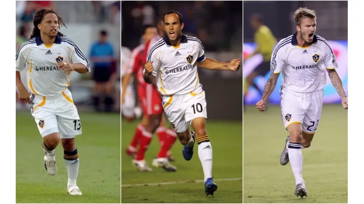 Cobi Jones, Landon Donovan, David Beckham (Getty)
