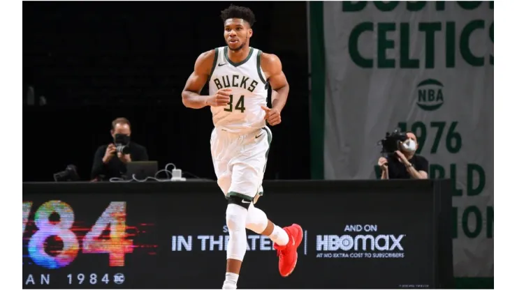 Giannis Antetokounmpo earned a lot of criticism after missing a crucial free throw vs Celtics. (Getty)
