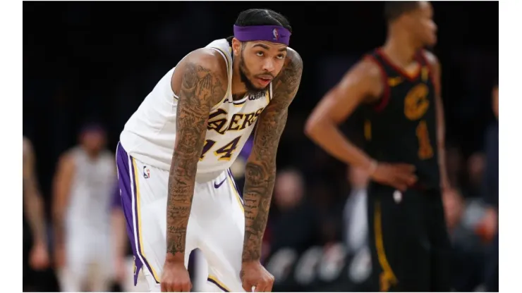 Brandon Ingram playing for the Lakers. (Getty)
