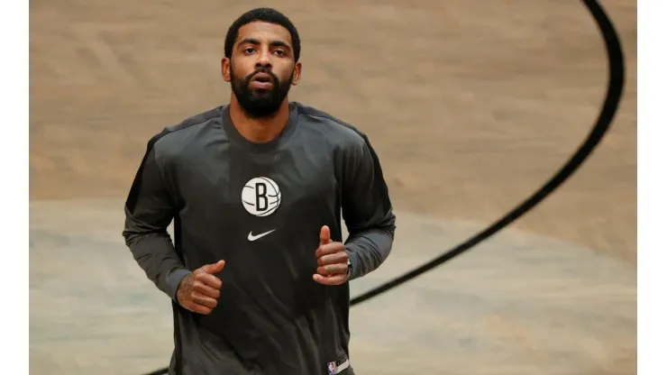 Kyrie Irving hasn't played with the Nets for the last four games. (Getty)
