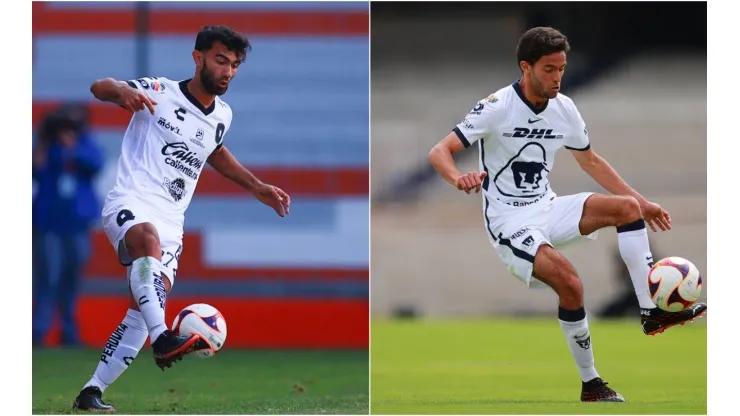 Queretaro and Pumas clash at Estadio Corregidora. (Getty)
