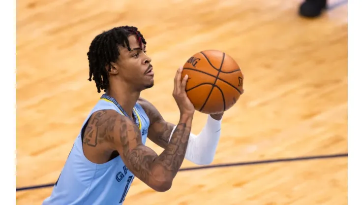 Ja Morant is ready to return to the court with Memphis. (Getty)
