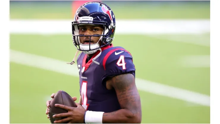 Deshaun Watson is trying to force his exit from the Texans. (Getty)
