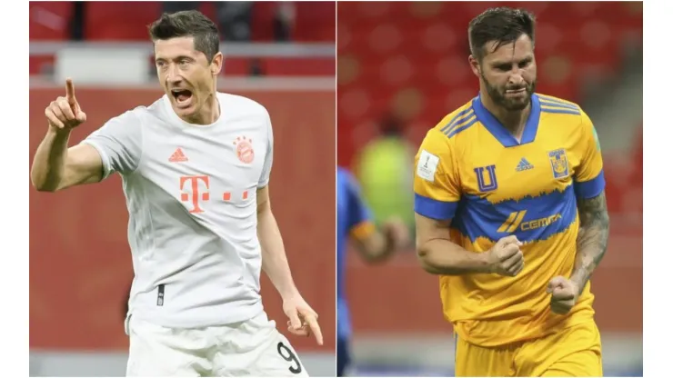 Robert Lewandowski (left) and Andre-Pierre Gignac (right) will try to lead their sides to the win. (Getty / AP)
