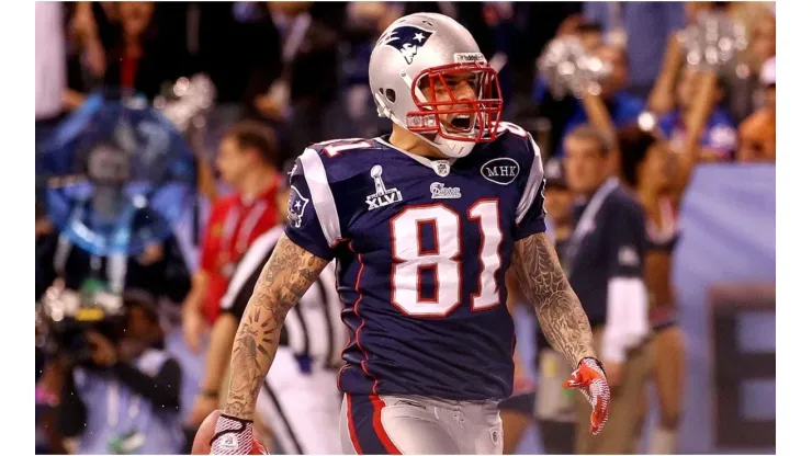 Aaron Hernandez. (Getty)
