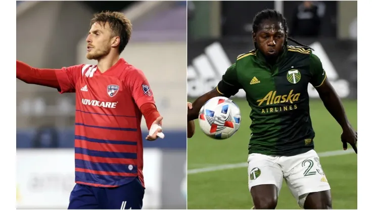 FC Dallas and Portland Timbers face off after their meeting in the 2020 MLS Cup (Getty).
