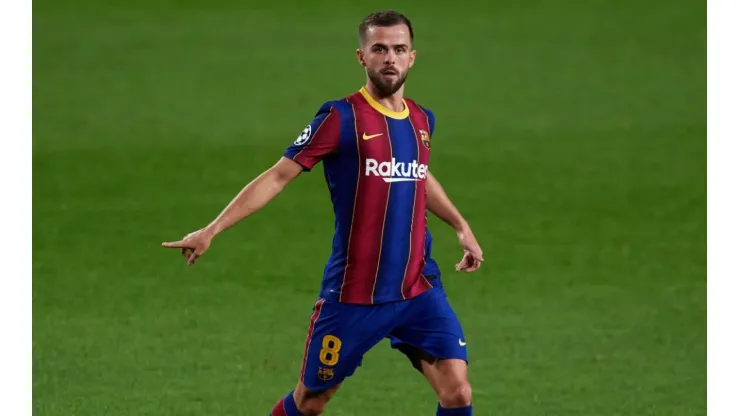 Miralem Pjanic could leave Barcelona after just one season since his arrival (Getty).
