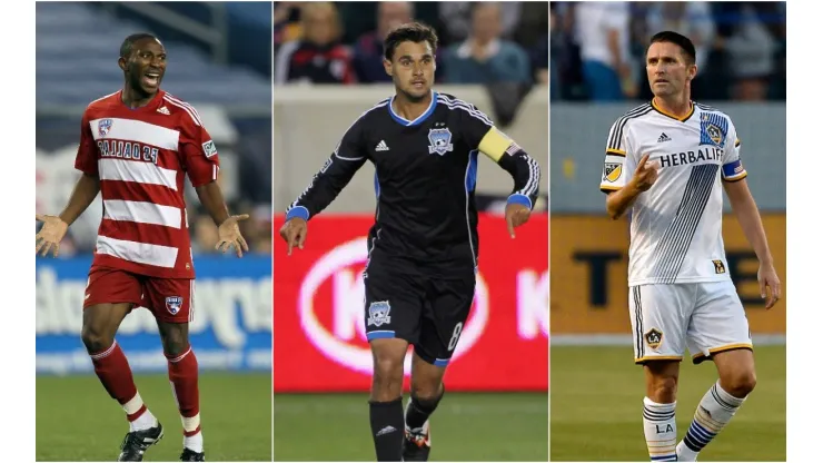 Jeff Cunningham, Chris Wondolowski, and Robbie Keane (Getty)
