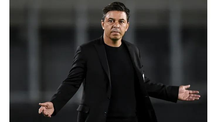 River Plate's boss, Marcelo Gallardo, faces a tough situation with a sudden covid outbreak in his squad (Getty).
