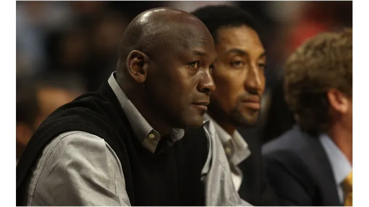 Michael Jordan & Scottie Pippen. (Getty)
